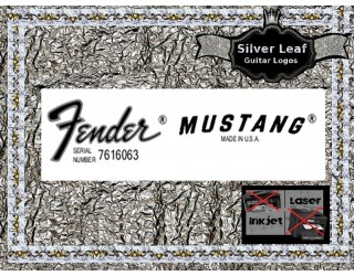 Fender Mustang Decal Guitar Decal #85s